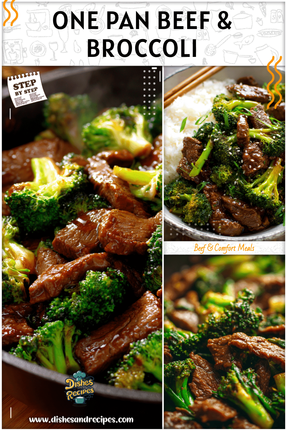 Chinese Beef and Broccoli One Pan Dinner