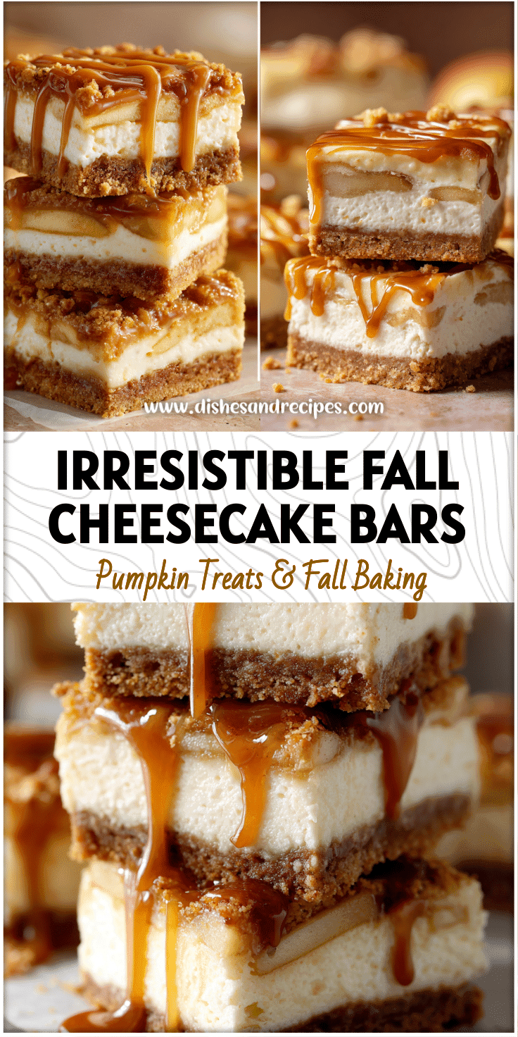 Caramel Apple Cheesecake Bars with Graham Cracker Crust 4 Caramel Apple Cheesecake Bars with Graham Cracker Crust