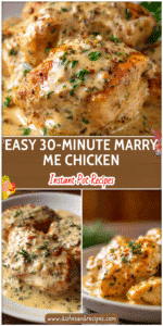 Claire Holloway 5 Creamy Marry Me Chicken served on a plate with sauce and herbs made in an Instant Pot Dinner style.