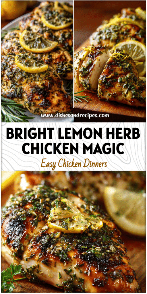 Home 33 Tender herb marinated lemon chicken breasts with a golden sear and fresh lemon zest on top.