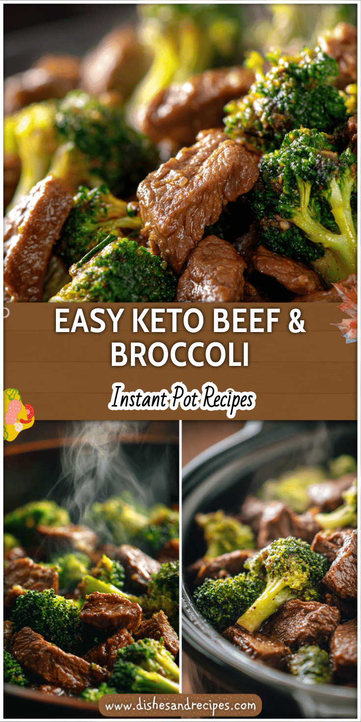 Tender beef and broccoli served in a crock pot with rich keto-friendly sauce and steam rising.