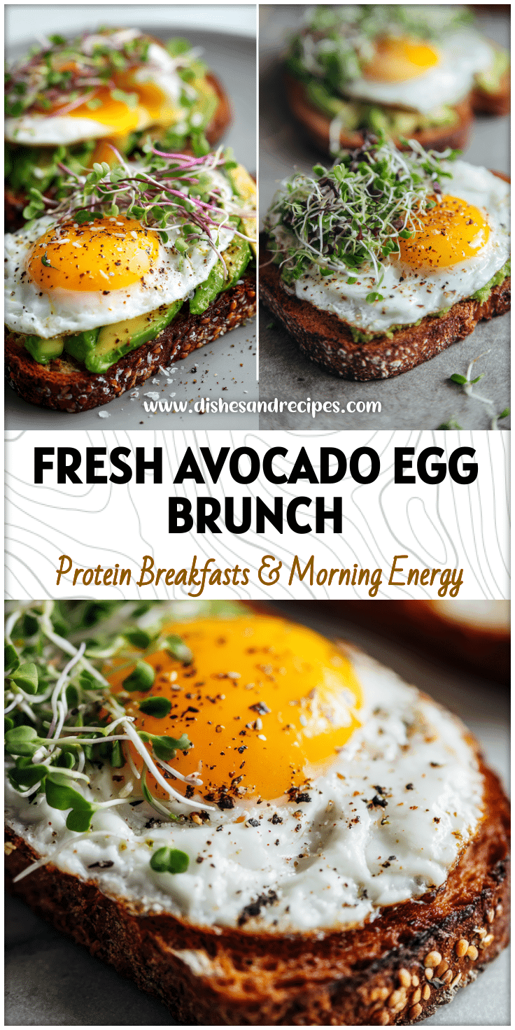 Avocado Egg Toast with Microgreens