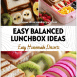 Colorful lunchbox filled with fruits, sandwiches, and snacks for a Balanced Packed Lunch and Fun Packed Lunches For Kids.
