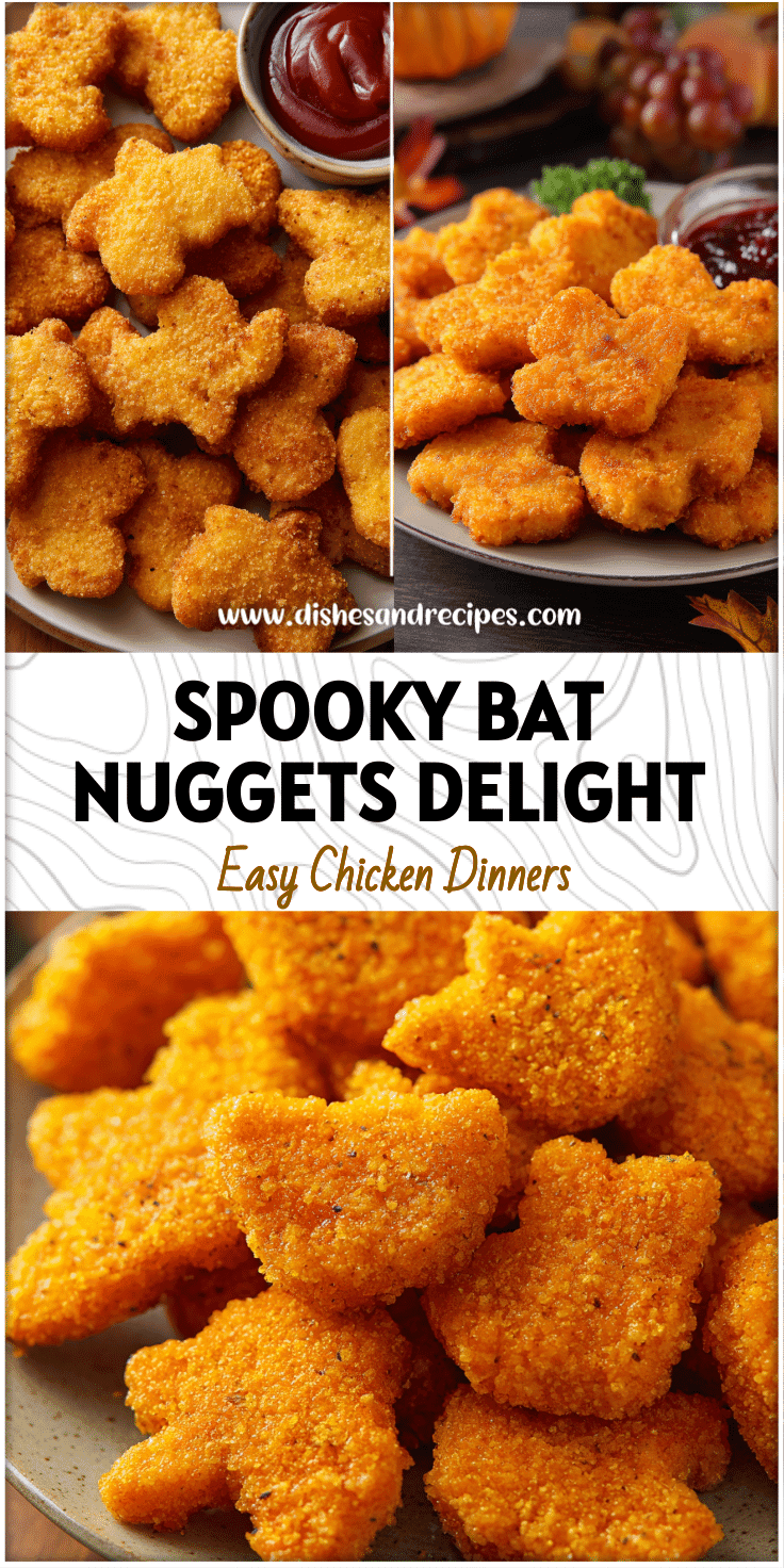 Bat-Shaped Chicken Nuggets for a Spooky Halloween Brunch