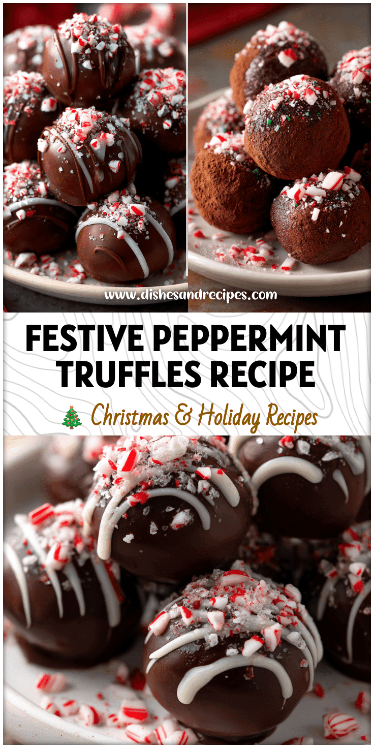 Chocolate Peppermint Truffles Festive Homemade Treats for Christmas
