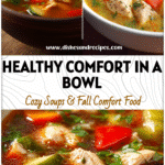 Bowl of Chicken and Vegetable Stew with colorful veggies, ideal for Best Homemade Recipes and Cold Weather Food Recipes.