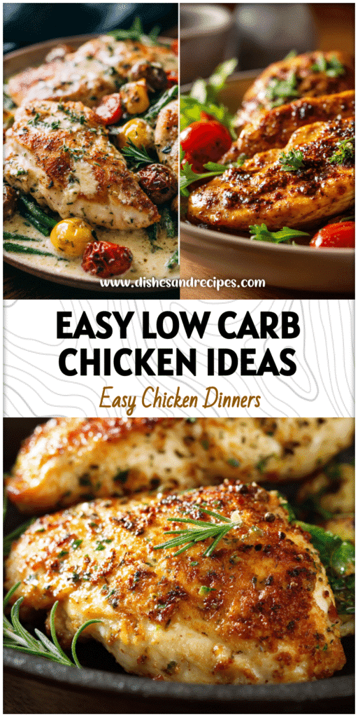 Home 31 Delicious low carb chicken dish served with veggies styled as Abendessen Rezepte.