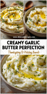 Penny Stansberry 6 Creamy garlic butter mashed potatoes served in a rustic bowl with herbs and melted butter on top