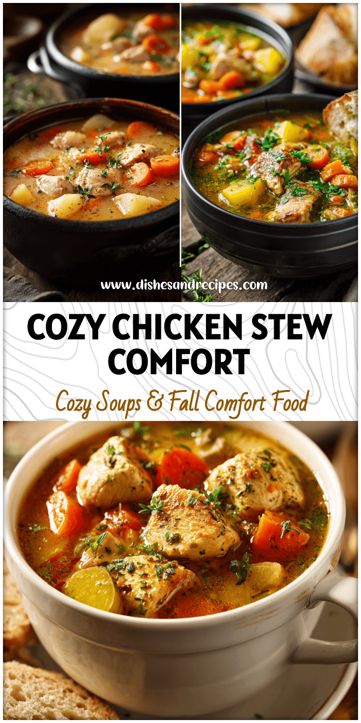 Bowl of hearty chicken and vegetable stew showcasing Best Homemade Recipes Meals and Easy Soup Or Stew Recipes.