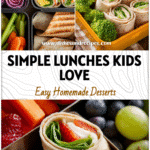 Assorted Cold Lunch Box options with wraps, fruit cups, and veggies as Simple Lunchbox Ideas for school.