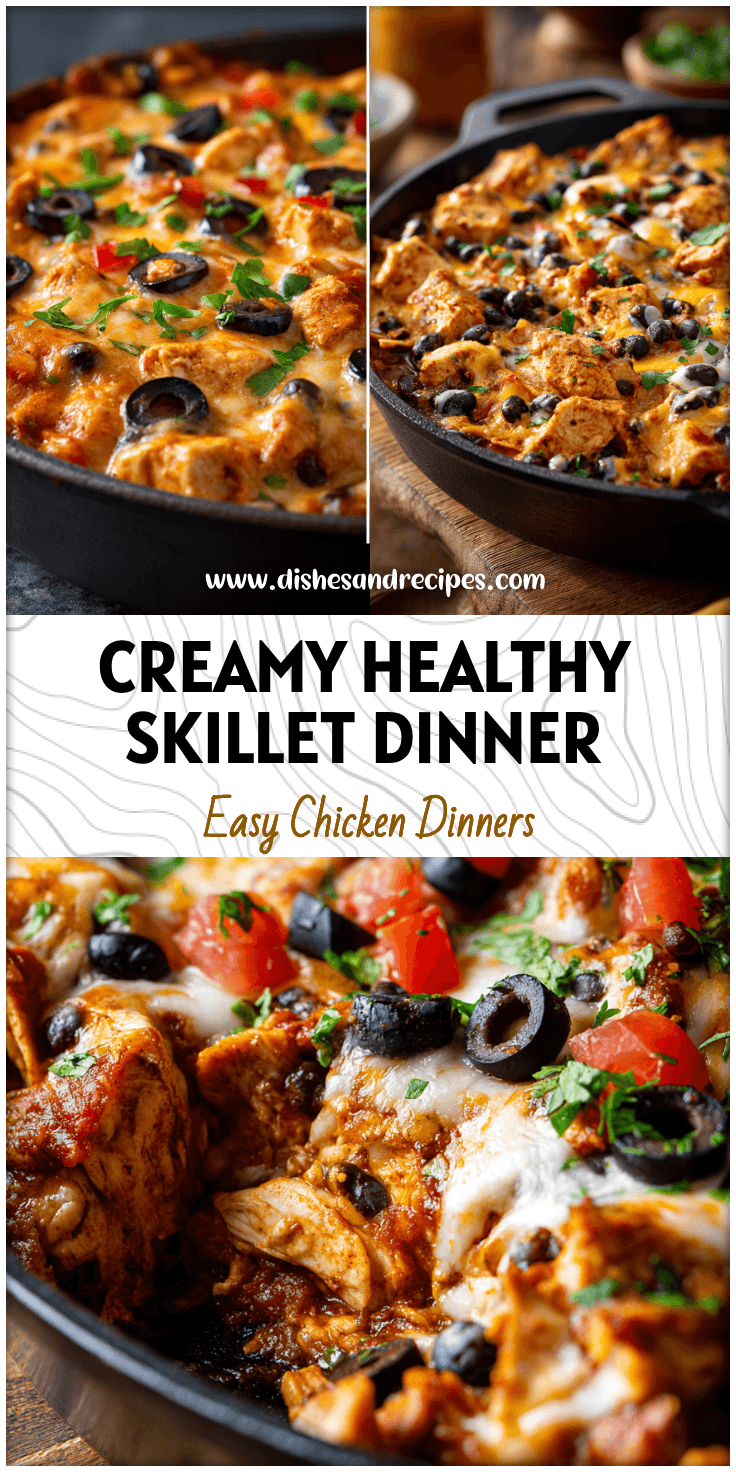 Healthy Chicken Enchilada Skillet with a Creamy Southwest Twist
