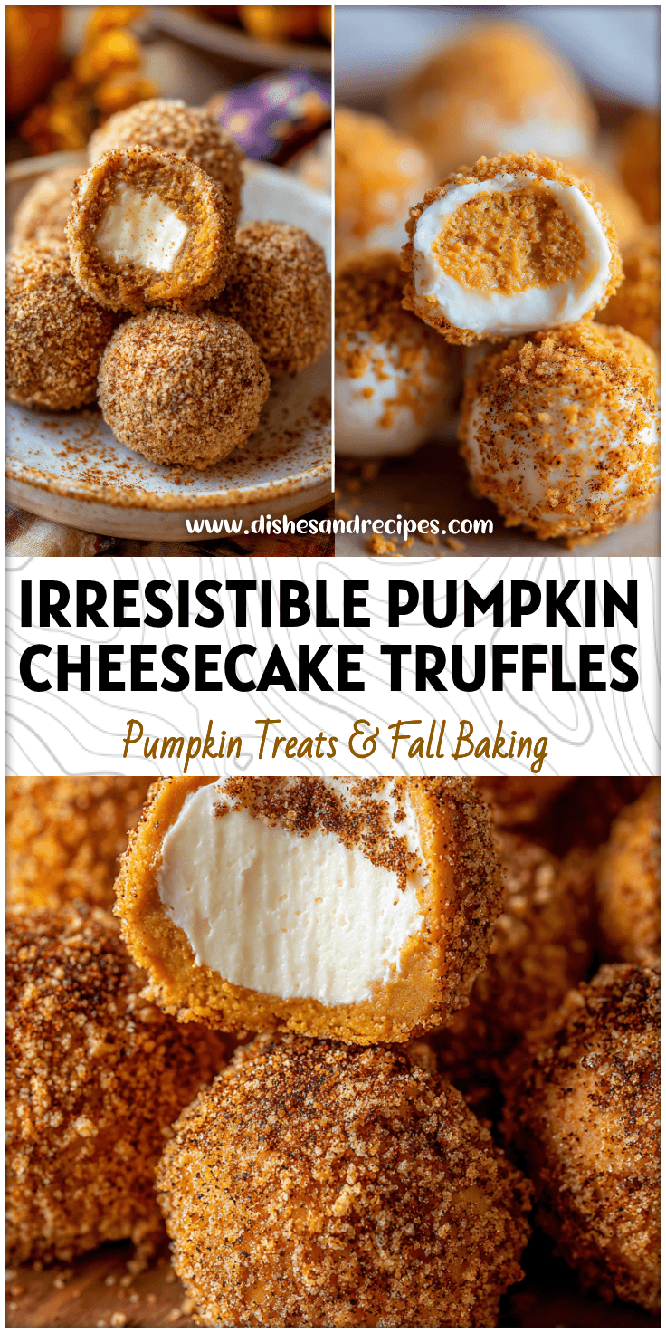 Pumpkin Cheesecake Truffles for Festive Fall & Halloween Desserts 4 Pumpkin Cheesecake Truffles for Festive Fall & Halloween Desserts