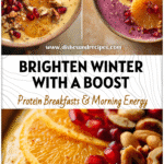 Colorful Winter Citrus Smoothie Bowl topped with orange slices, pomegranate, and nuts for an Immune Boost Smoothie look.