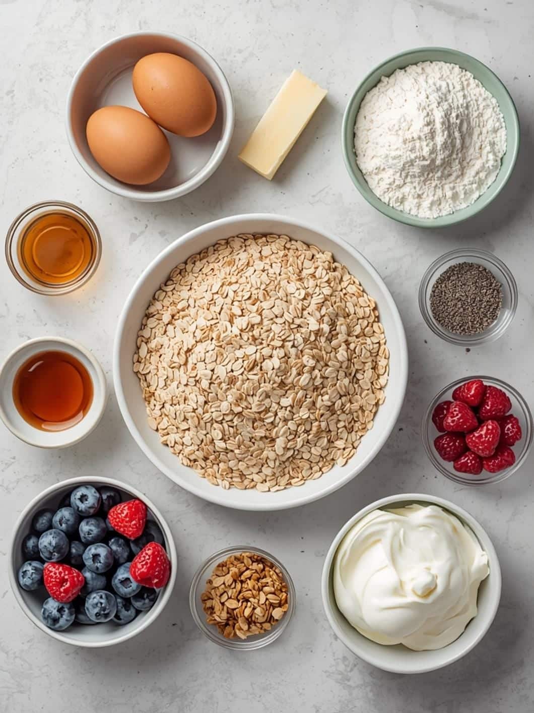 Berry Vanilla Protein Overnight Oats with Yogurt & Fruit 13 Berry Vanilla Protein Overnight Oats with Yogurt & Fruit