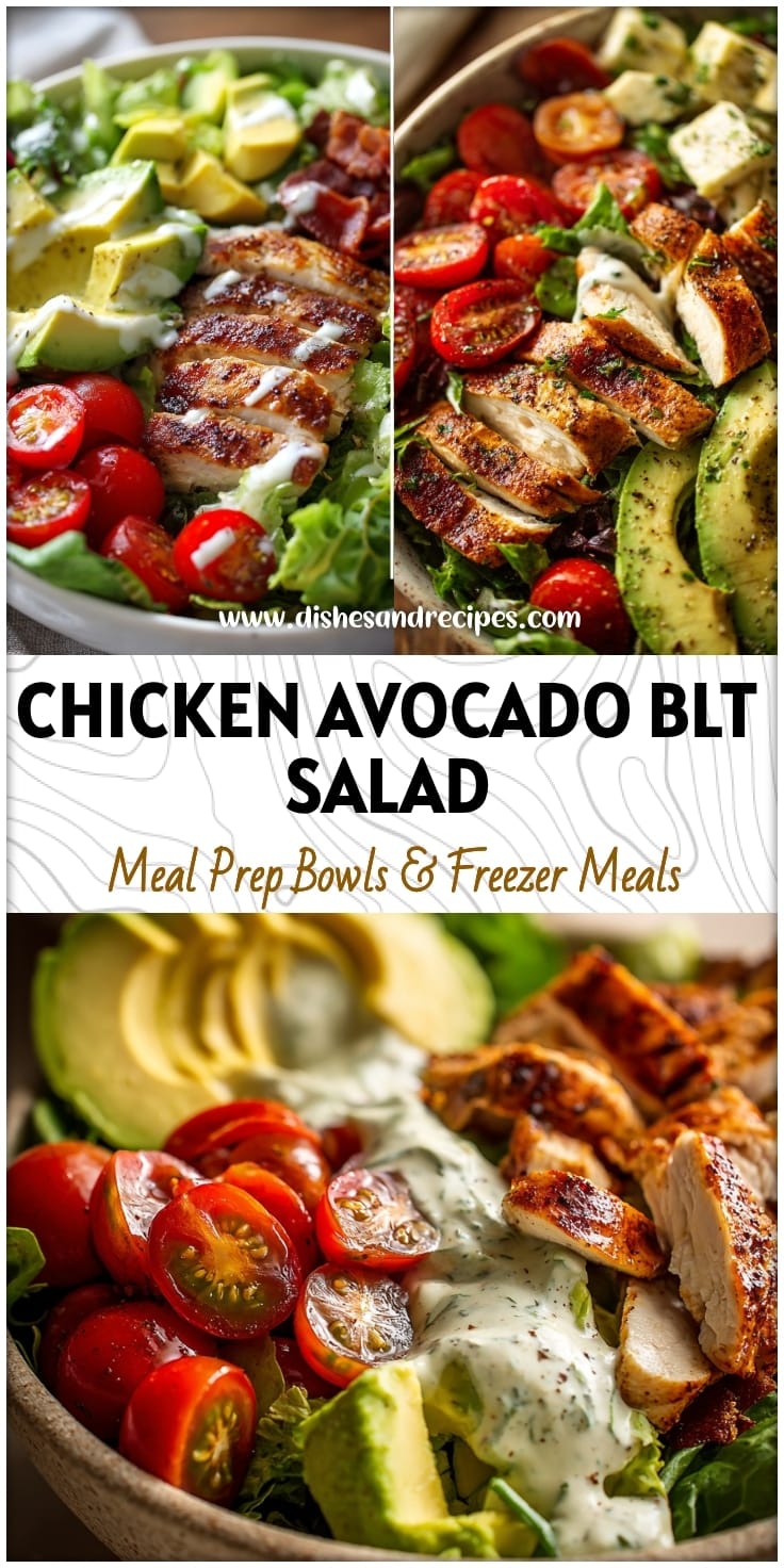 Chicken & Avocado BLT Salad: A Healthy & Flavorful Meal