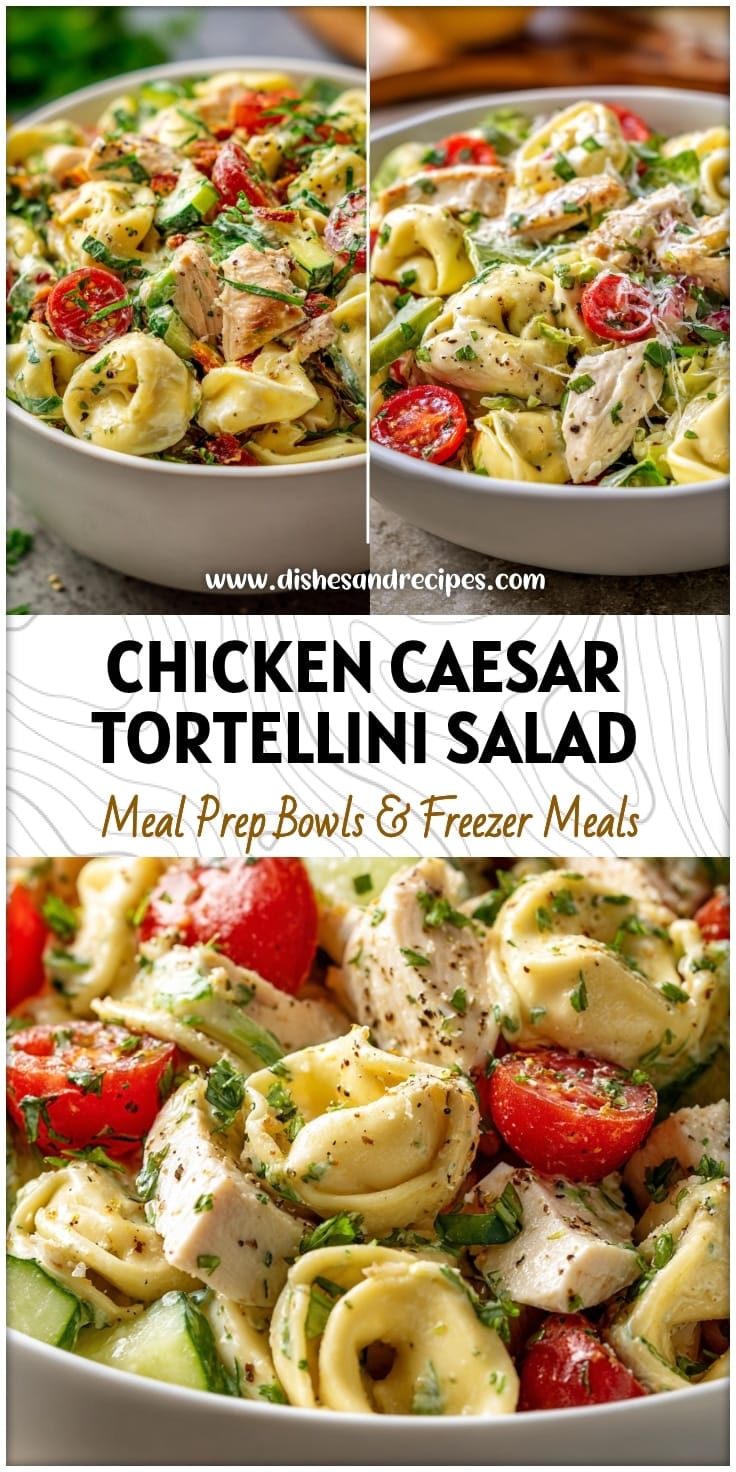 Chicken Caesar Tortellini Salad: Easy & Delicious Pasta Salad Recipe 14 Chicken Caesar Tortellini Salad: Easy & Delicious Pasta Salad Recipe
