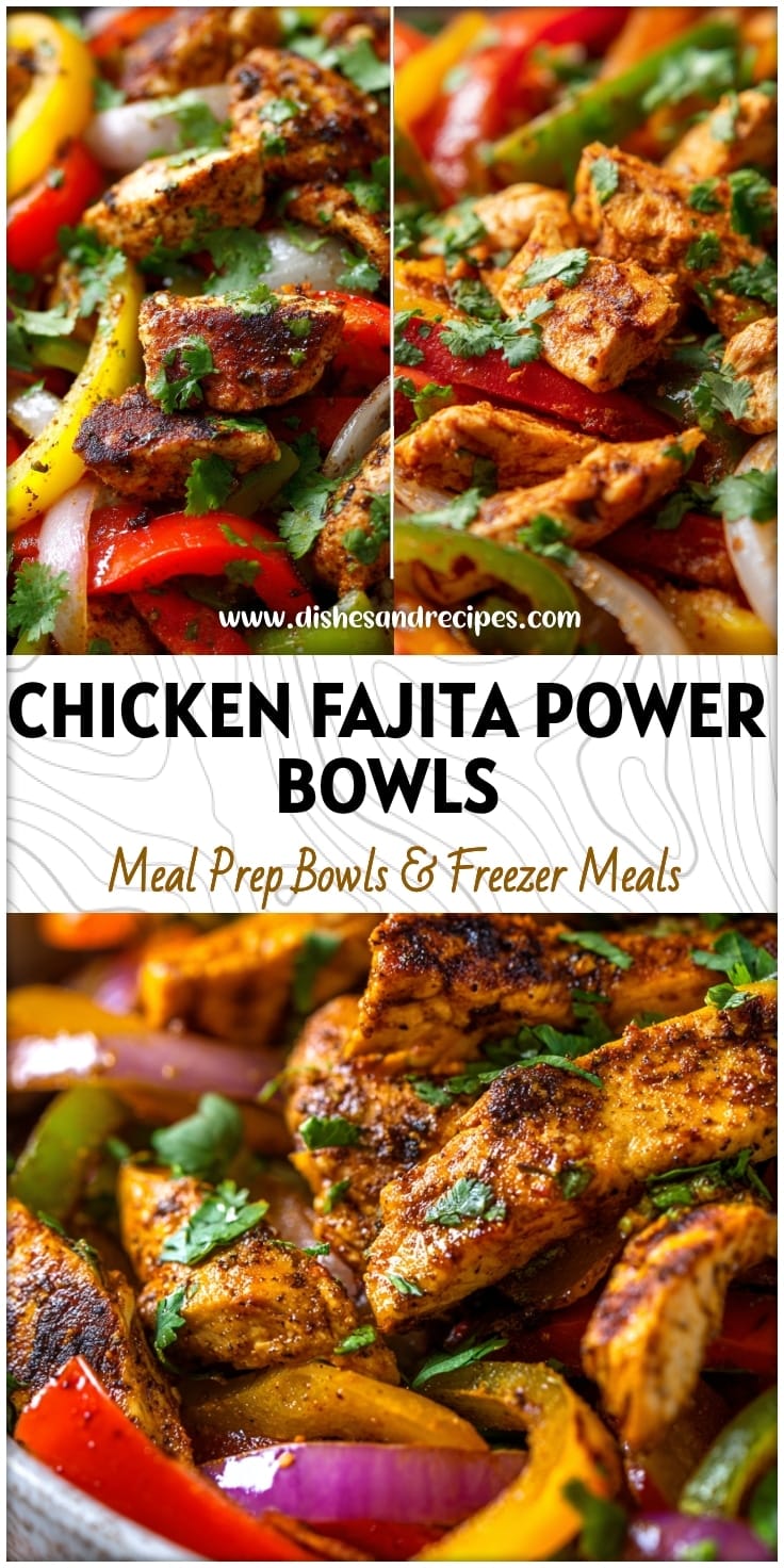 Grilled Chicken Fajita Bowls: Healthy & Flavorful Meal Prep