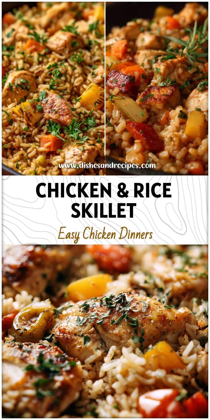 Easy Chicken & Rice Skillet: Quick & Healthy Autumn Dinner Recipe