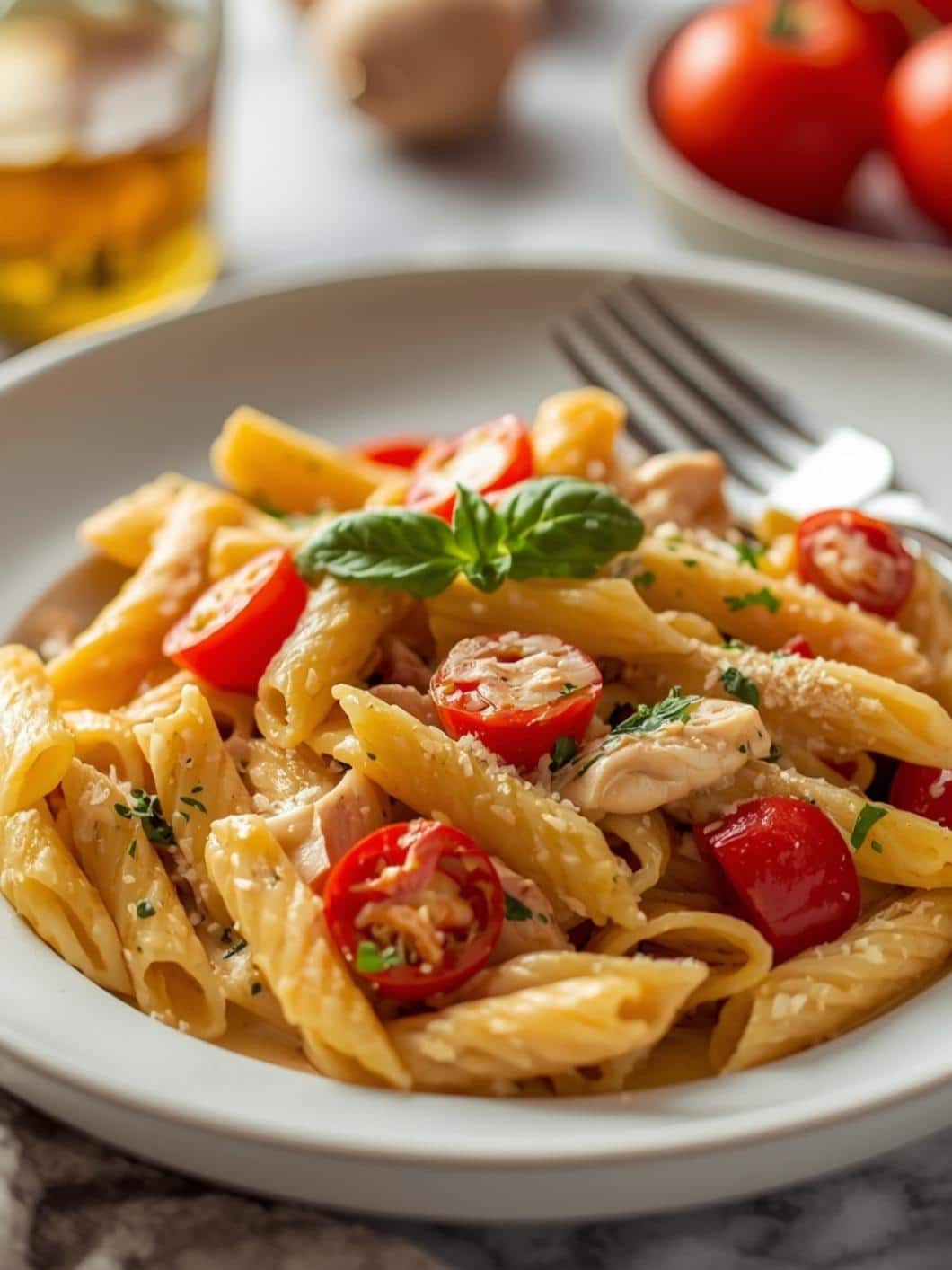 Creamy Chicken Caprese Pasta Salad: Easy Recipe for a Delicious Meal 15 Creamy Chicken Caprese Pasta Salad: Easy Recipe for a Delicious Meal