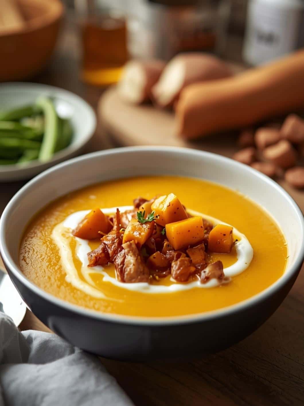 Creamy Roasted Butternut Squash Soup Recipe
