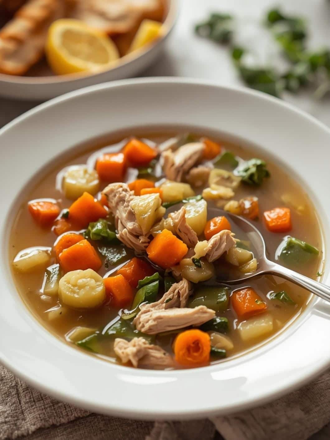 Easy Spring Vegetable Chicken Soup Recipe