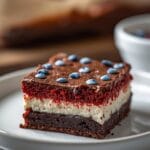 Firecracker 4th of July Brownies: Festive Patriotic Dessert Bars 12 =