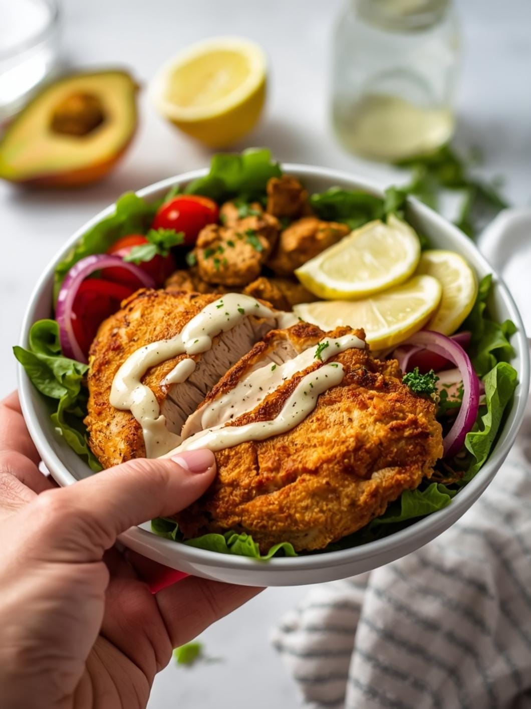 Healthy Chicken Shawarma Salad Bowls with Lemon Tahini Dressing 15 Healthy Chicken Shawarma Salad Bowls with Lemon Tahini Dressing