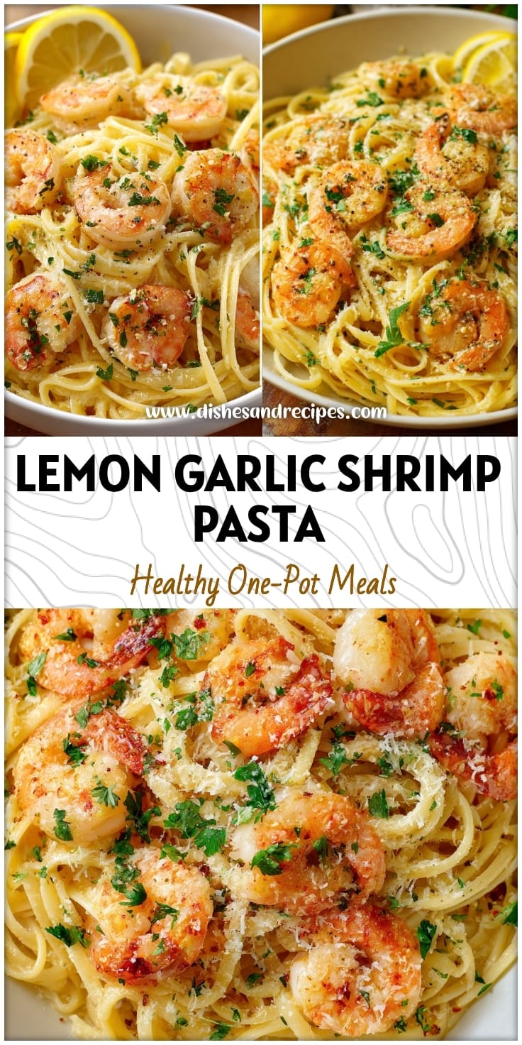 Easy Lemon Garlic Shrimp Pasta Recipe
