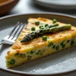 Spring Vegetable Frittata with Asparagus & Peas 12 =