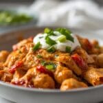 20-Minute Healthy Chicken Enchilada Skillet with Rotisserie Chicken 12 =