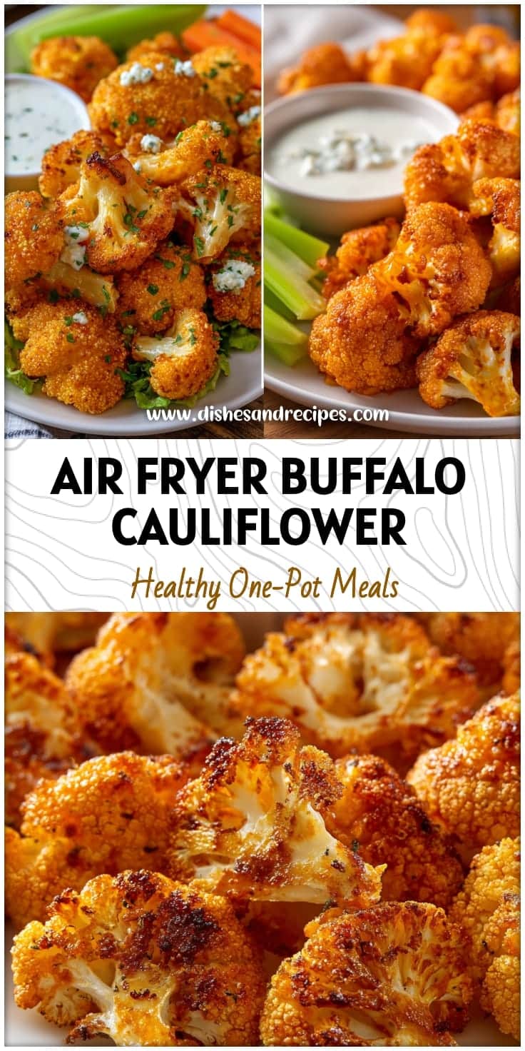 Air Fryer Buffalo Cauliflower Bites: Easy & Healthy Vegetarian Snack