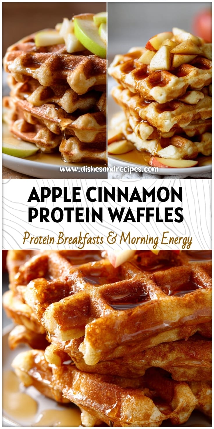 Apple Cinnamon Protein Waffles: Easy & Healthy Breakfast Idea
