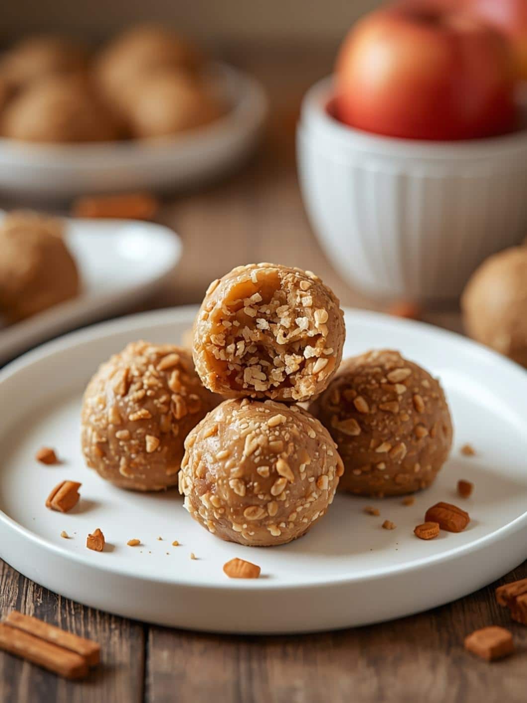 Apple Pie Protein Energy Balls: Healthy & Delicious High-Protein Snack