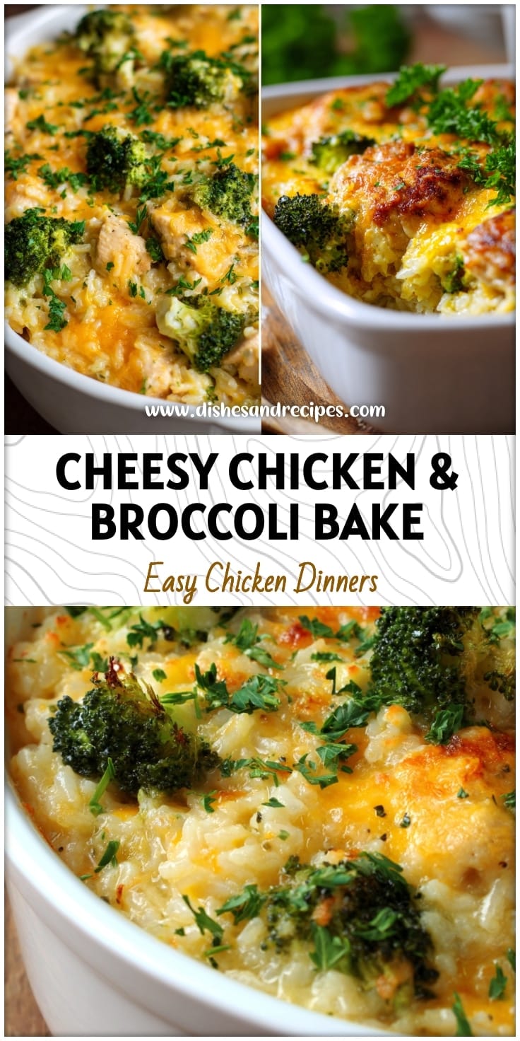 Cheesy Chicken & Broccoli Rice Bake: Easy Family Dinner Recipe