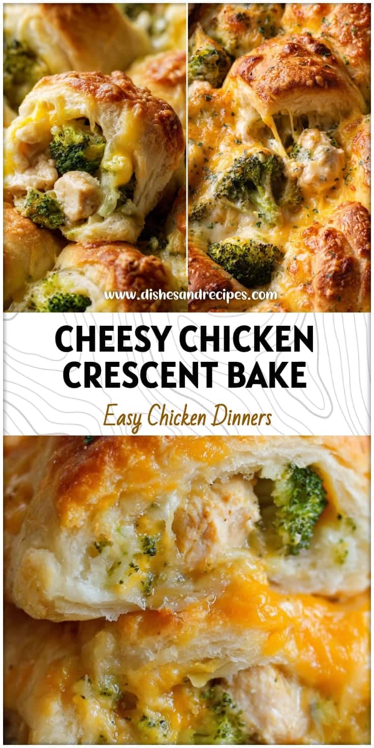 Easy Cheesy Chicken Crescent Bake with Broccoli 14 Easy Cheesy Chicken Crescent Bake with Broccoli