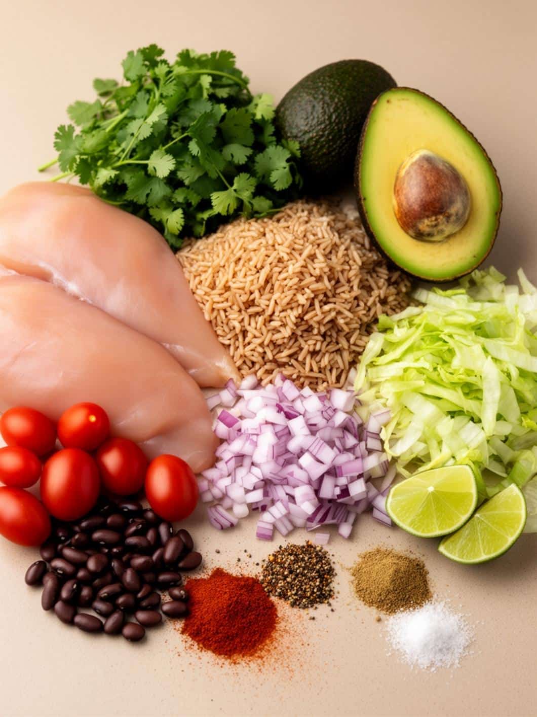 Chicken & Avocado Brown Rice Bowls: Healthy & Delicious Dinner Idea