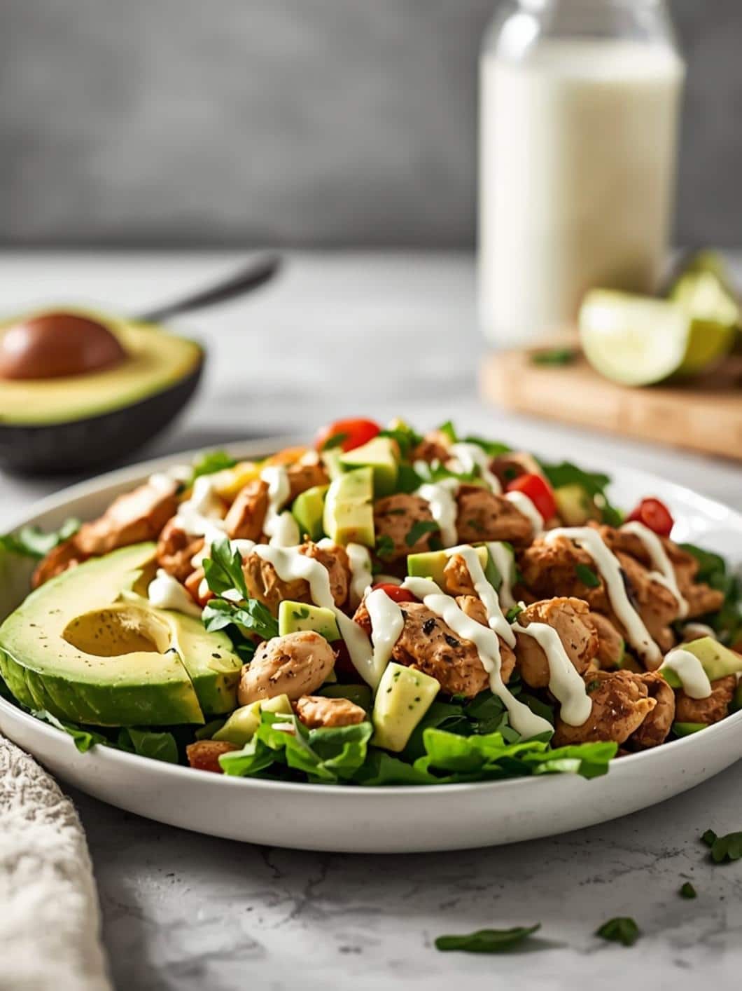 Chicken & Avocado Ranch Chopped Salad