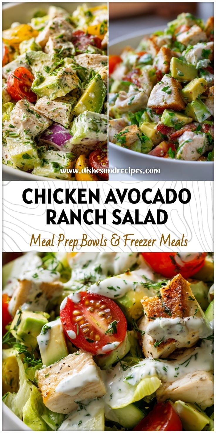 Chicken & Avocado Ranch Chopped Salad