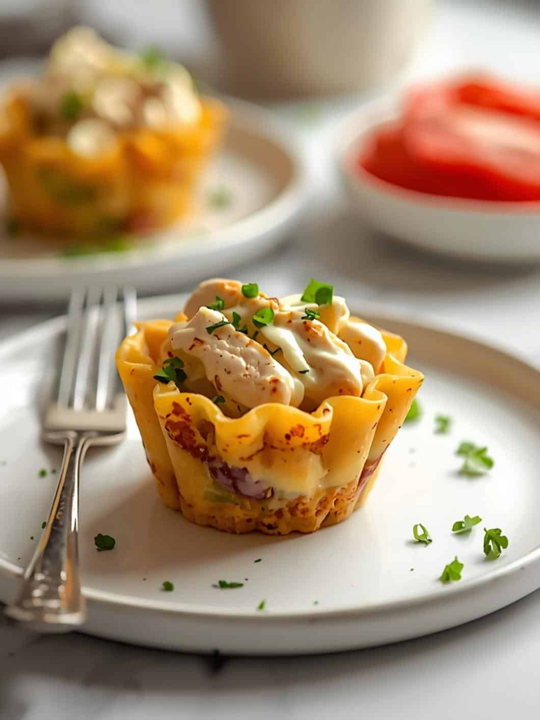 Chicken Caesar Pasta Salad Cups: Easy Lunch & Dinner Idea
