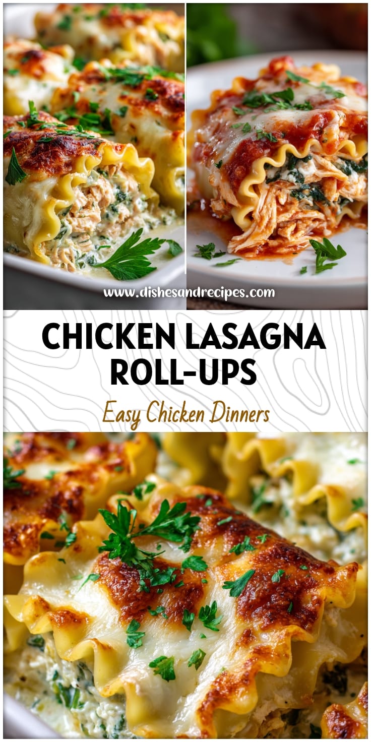 Easy Chicken & Spinach Lasagna Roll-Ups: A Family Favorite Dinner Idea!