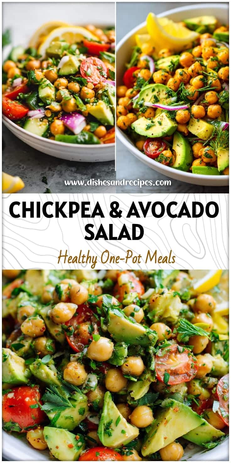 Spring Chickpea & Avocado Salad: Healthy Lunch & Meal Prep Recipe