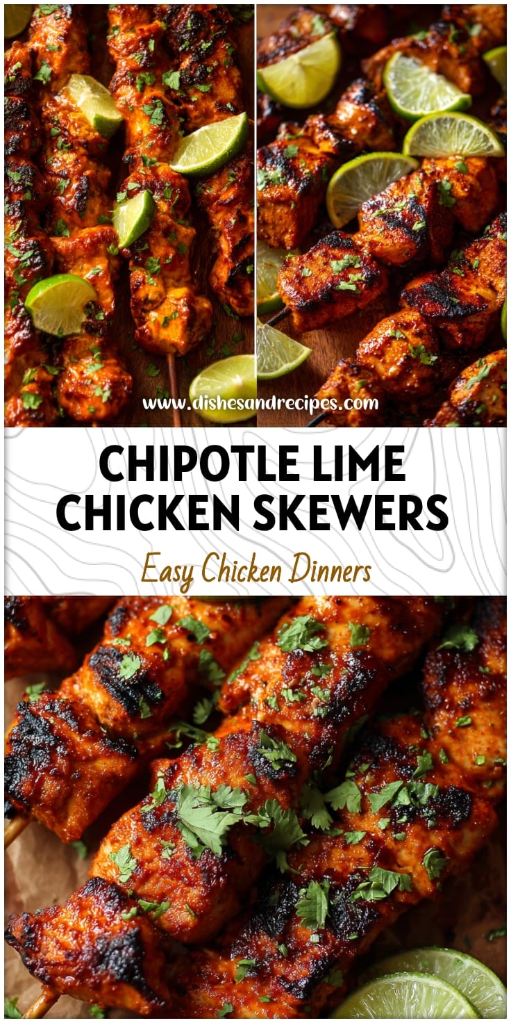 Chipotle Lime Chicken Skewers with a Kick of Honey