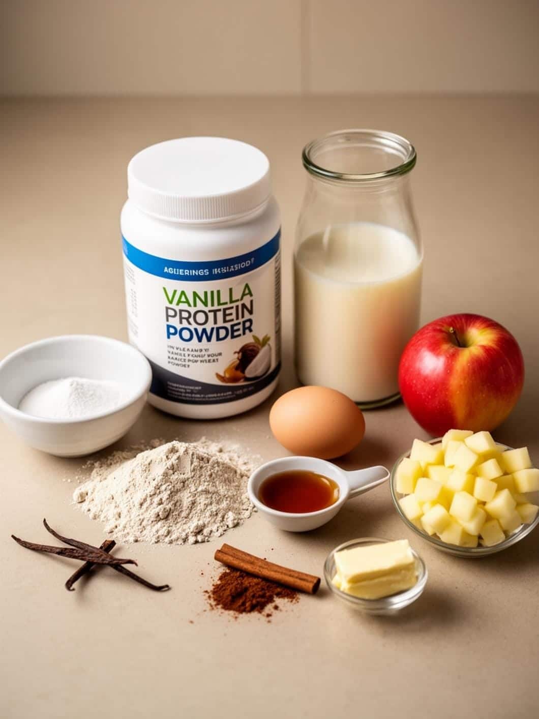 Cinnamon Apple Protein Pancakes: Healthy & Easy Brunch Idea