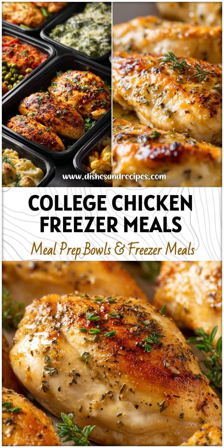Easy Freezer-Friendly Chicken Dinners for College Students