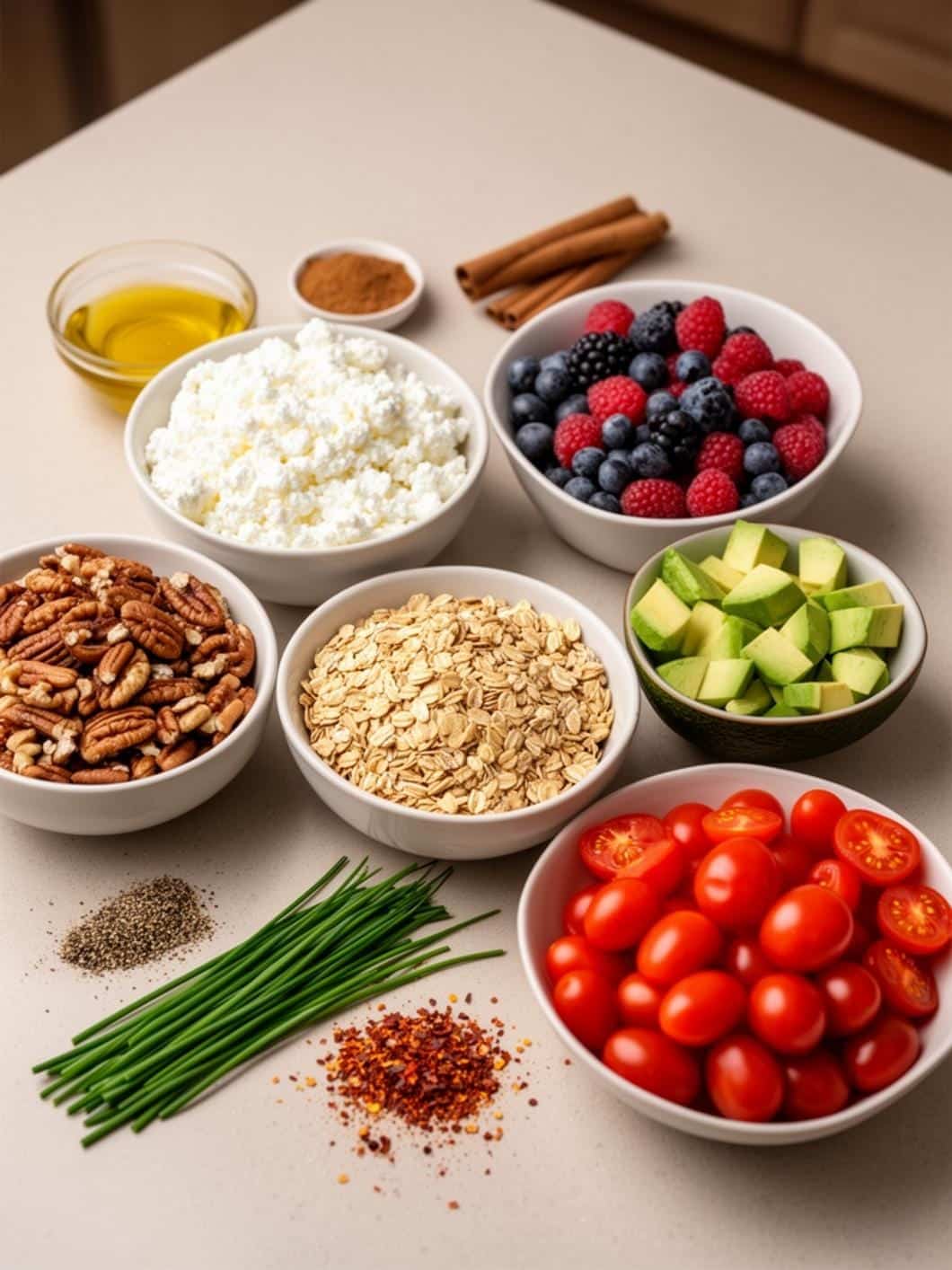 Cottage Cheese Breakfast Bowl: Savory & Sweet High-Protein Options