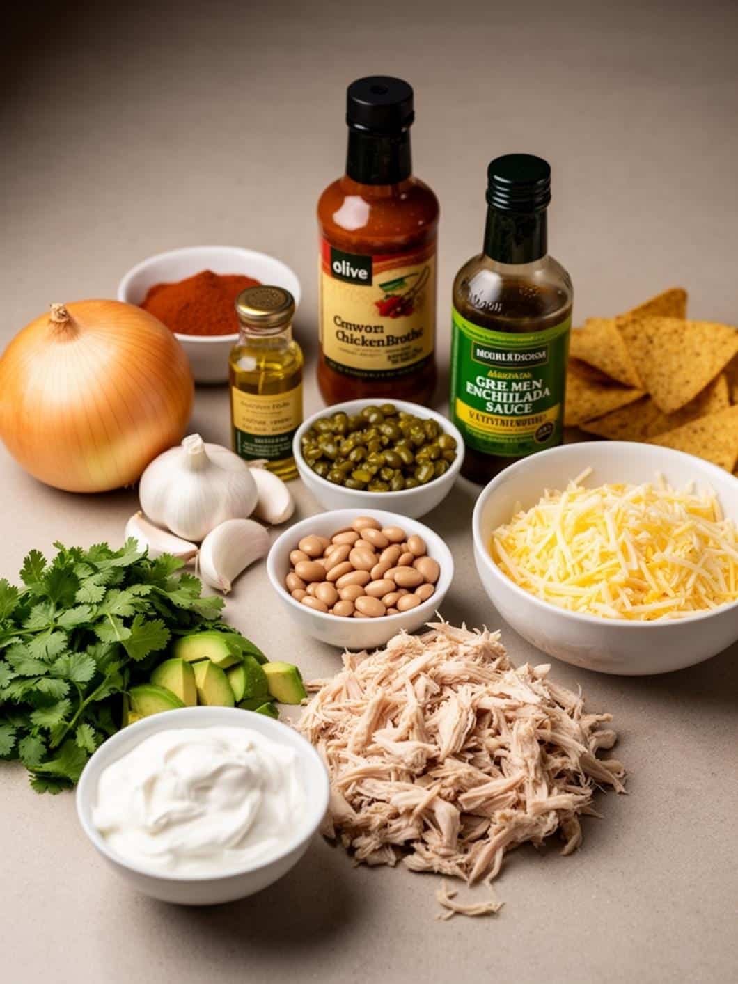 Cozy Chicken Enchilada Soup with Green Sauce - Creamy & Healthy One-Pot Dinner 13 Cozy Chicken Enchilada Soup with Green Sauce - Creamy & Healthy One-Pot Dinner