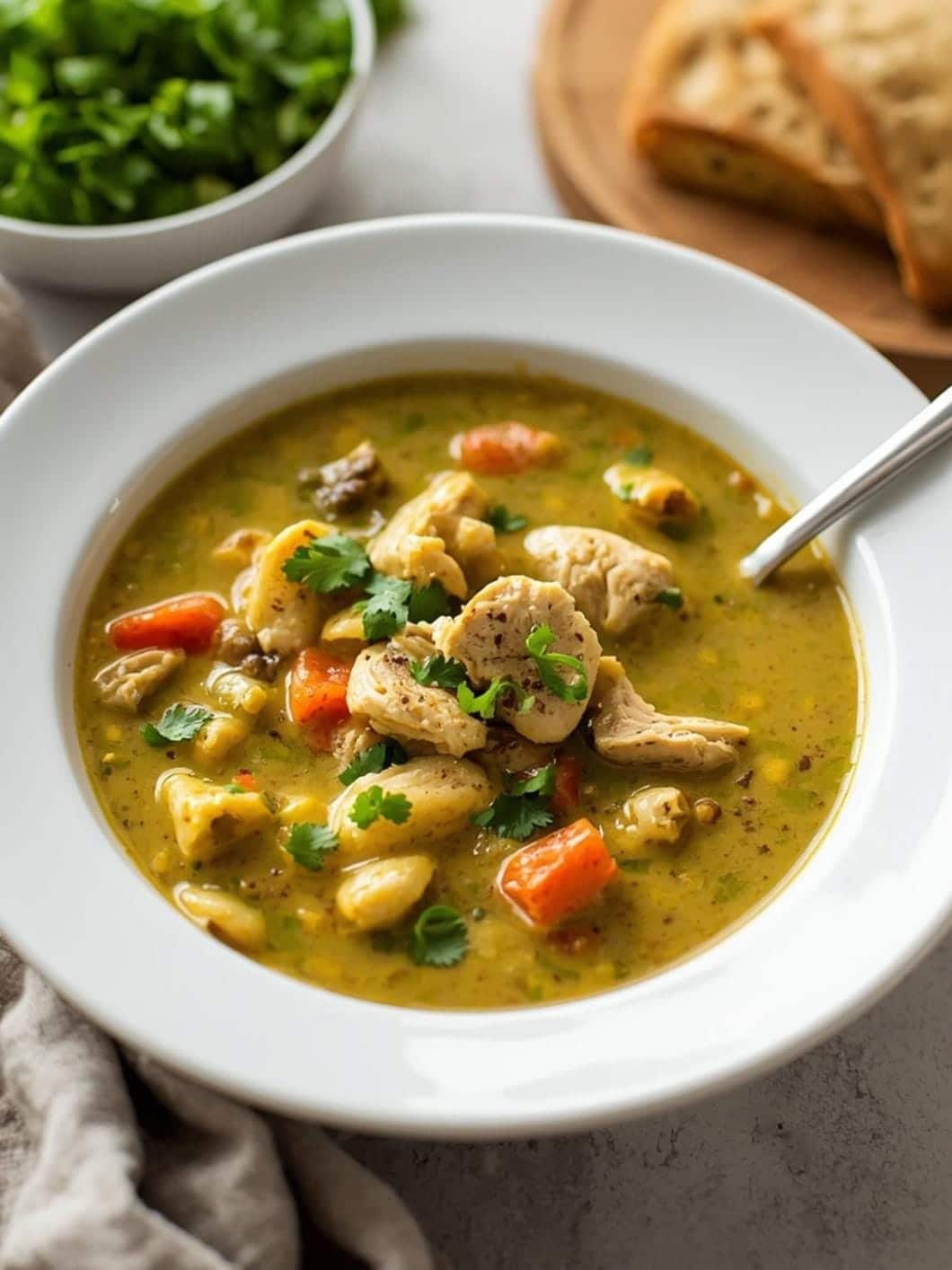 Cozy Chicken Enchilada Soup with Green Sauce - Creamy & Healthy One-Pot Dinner 15 Cozy Chicken Enchilada Soup with Green Sauce - Creamy & Healthy One-Pot Dinner