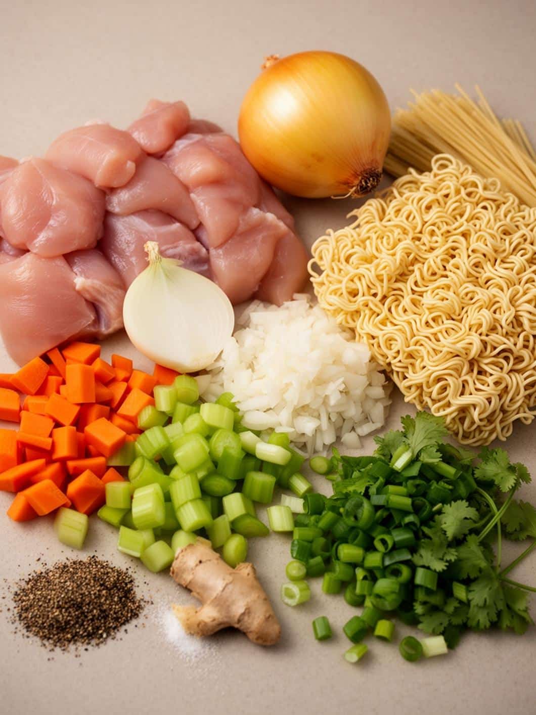 Cozy Classic Chicken Noodle Soup: Healthy & Flavorful Asian-Inspired Recipe