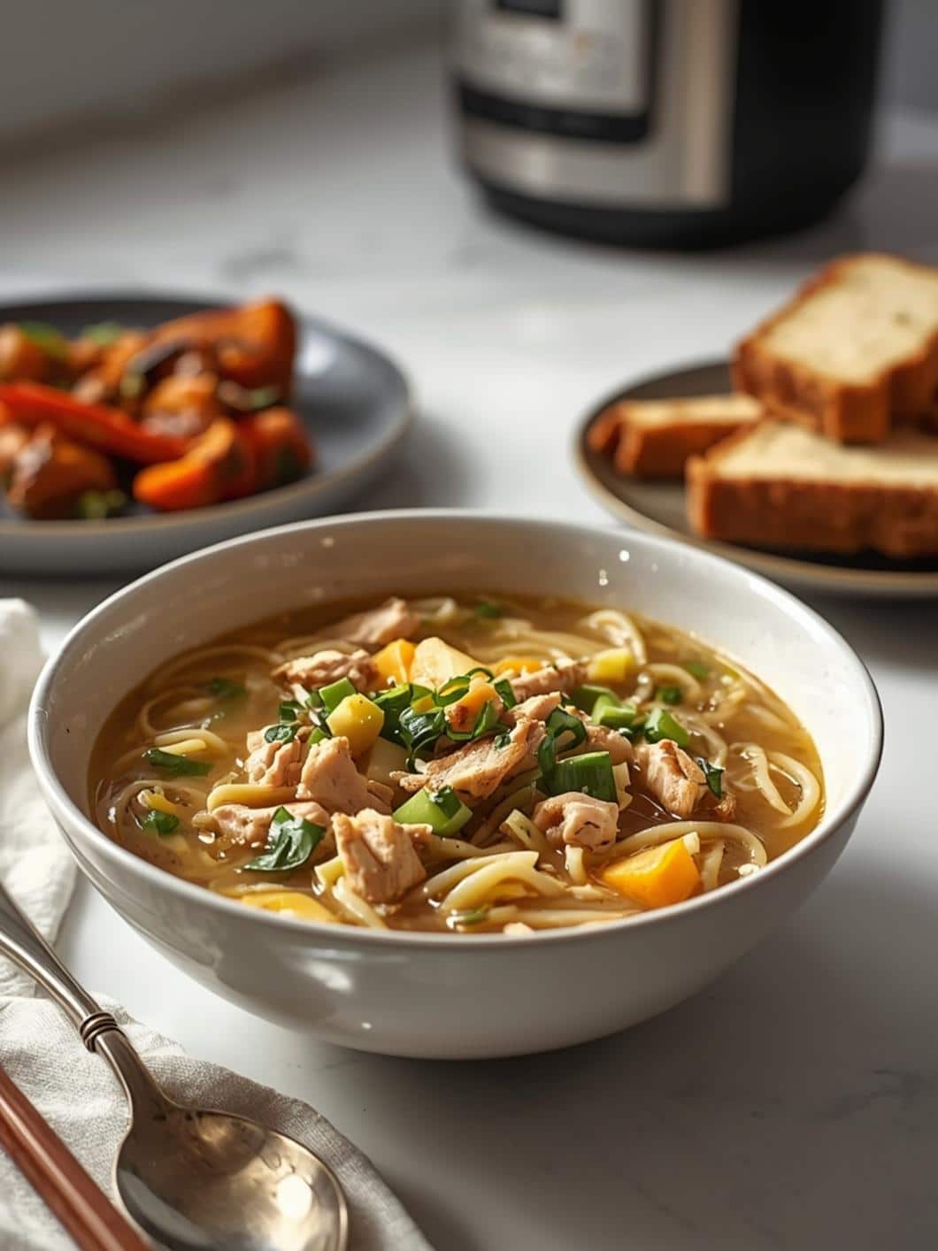 Cozy Classic Chicken Noodle Soup: Healthy & Flavorful Asian-Inspired Recipe