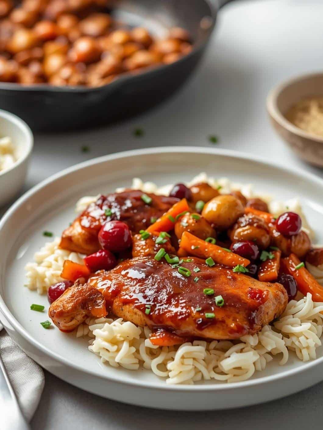 Cranberry BBQ Chicken Skillet: Easy One-Pan Dinner Idea